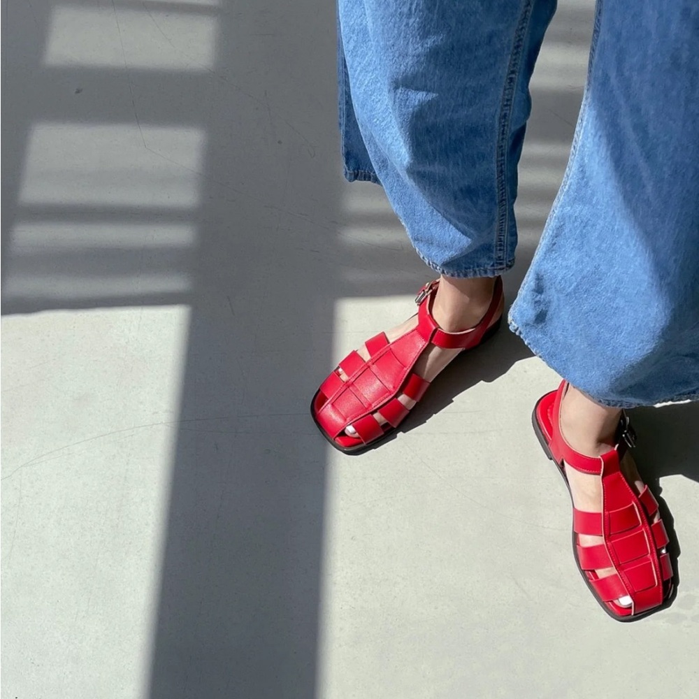 Red Shop-Pêche Jayne Sandals